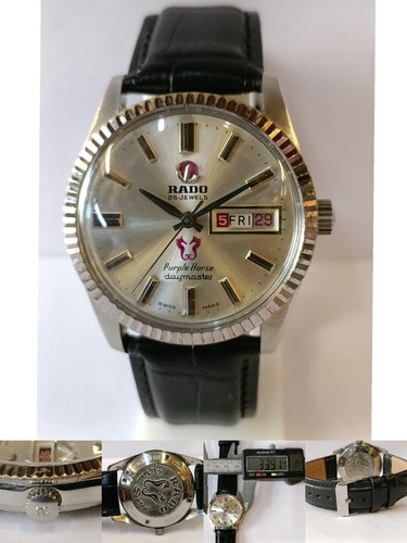 Vintage rado daymaster purple - vintage,